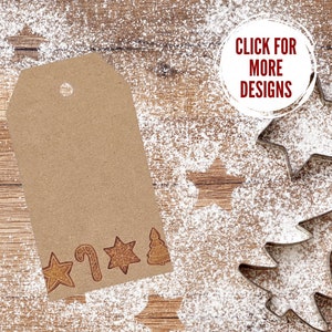 Etiquetas de regalo impresas para Navidad, elección de diseños, etiquetas de regalo recicladas, en blanco para su diseño, etiqueta para tarjeta navideña, etiquetas de regalo para obsequios de fiesta