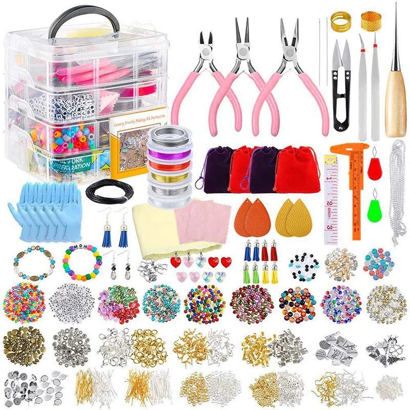 DIY Jewelry Making Kit for Teens, Teenage Girls With Oven-bake Clay.  Annabelle Earrings Clay Craft Kids Kit. Simple, Easy FUN 