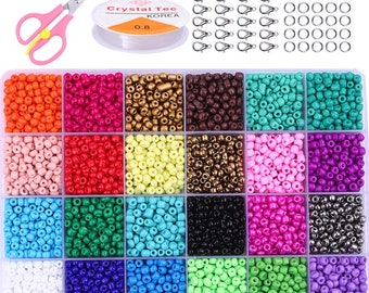 1Box 2,3,4mm Charm Czech Glass Seed Beads Kit Set Seedbeads Loose Spacer Beads For Jewelry Making DIY Bracelet Necklace