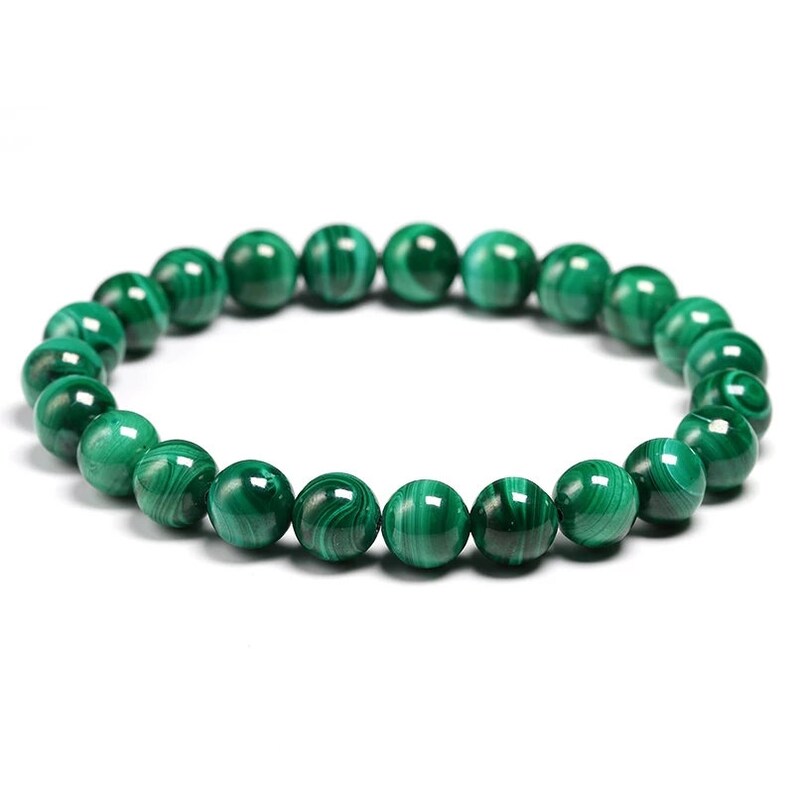 Natural Malachite Stone Bracelet,Natural Gemstone Beads Bracelet For Women AAA Quality,6810 mm size,Round bracelet,Jewelry making
