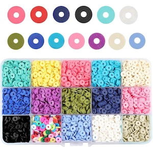 Bead Bracelet Making Kit From Polymer Clay Bead, DIY Necklace, Bracelet and  Jewelry Projects. High Quality Heishi Beads 