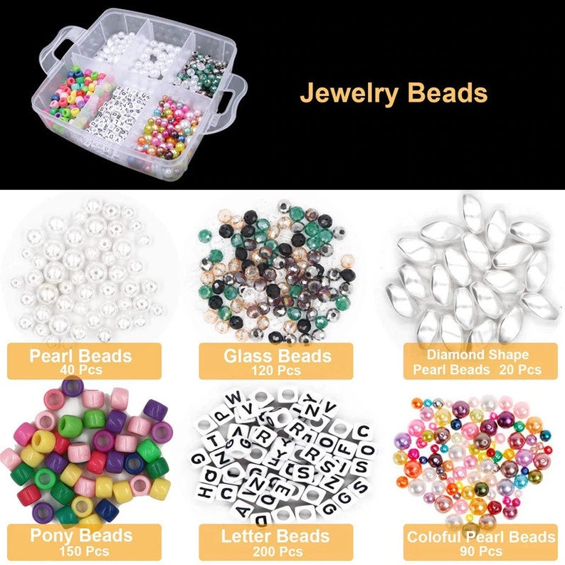 Jewelry Making Supplies Kit Jewelry Making Tools Kit Includes Etsy