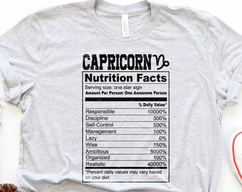 Capricorn Tshirt - Etsy Australia