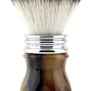 Best Quality Synthetic Hair Shaving Brush with Resin Handle, Shave Brush, Barber/Salon Shaving Brush Best For Smooth Shave