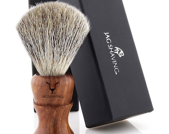 Handmade Wooden Handle Super Hair Shaving Brush, BarBer/Salon Shaving Brush for Perfect Wet Shave