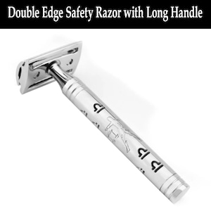 Luxury Butterfly Double Edge Safety Razor with Stainless Steel Handle, Safety Razor for Men & Women, Best For Close Shave