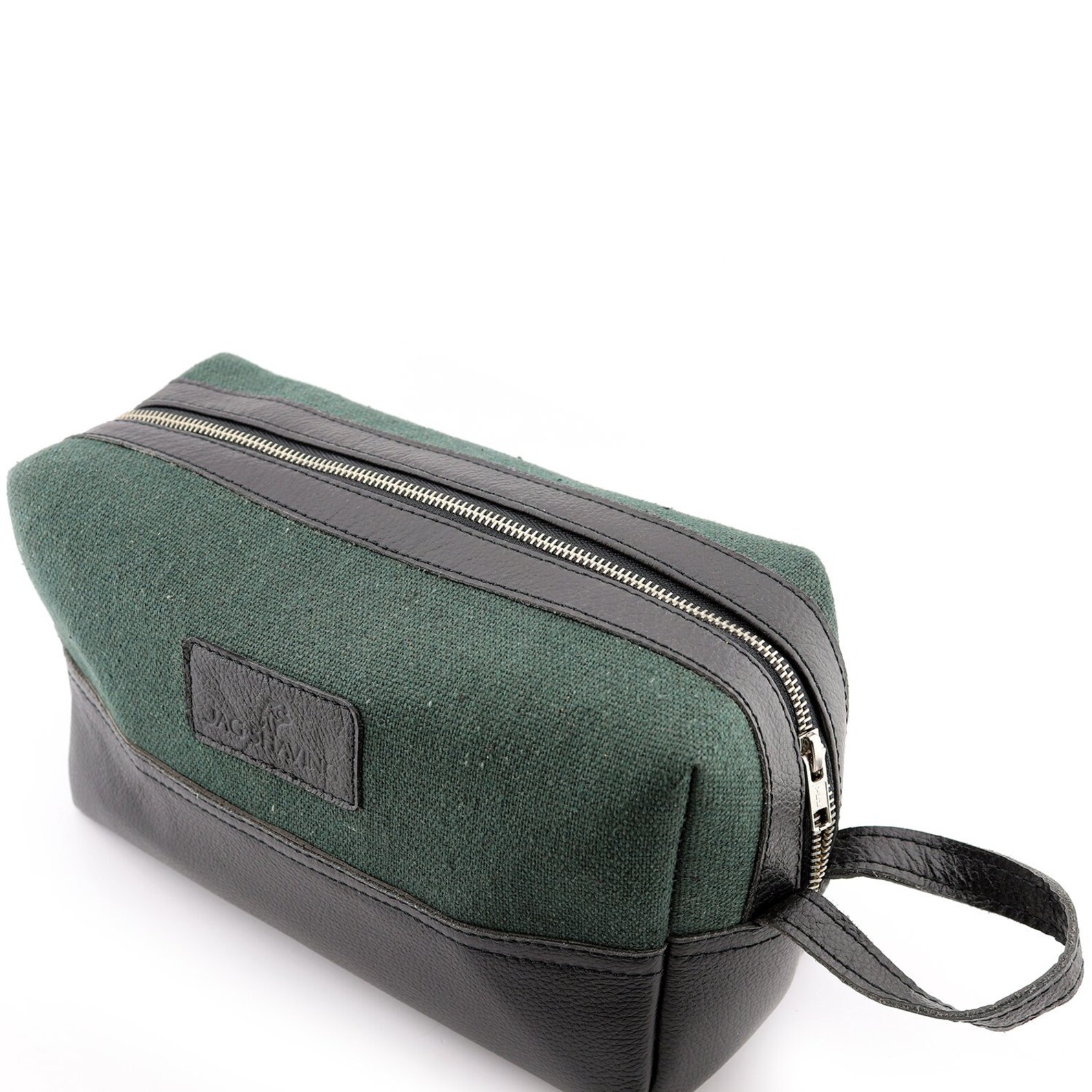 Men's Shaving Travel Case Toiletry Bag Made With Genuine Etsy UK