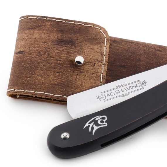 Rasoio Taglio Rasatura Gola Acciaio Al Carbonio Barbiere Affila Rasatura Manico In Legno Rasoio Di Sicurezza Rasoio Dritto Per Uomo - Foto 3