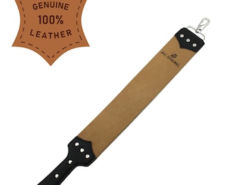 Handmade Leather Sharpening Strop – Cowhide Honing Belt