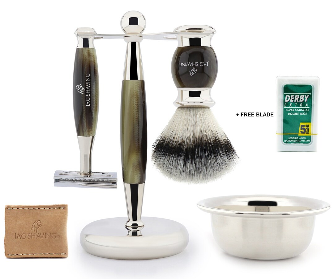 Classic Men's Beard Shaving Kit With DE Safety Razor & Etsy