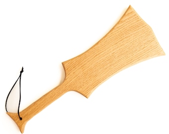 Handmade Oak Impact Play Paddle – Solid Wood Adult Toy