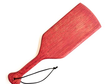 Impact Play Paddle – Handmade Wooden Paddle – Solid Wood Adult Paddle