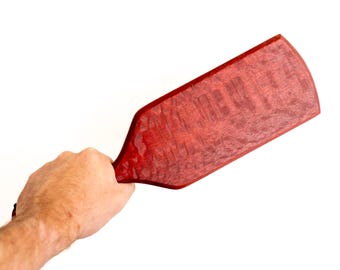 Handmade Silky Oak Impact Play Paddle – Adult Toy