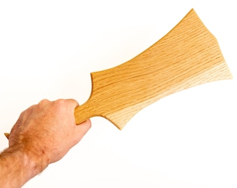Impact Play Paddle – Handmade Wooden Paddle – Solid Wood Adult Paddle
