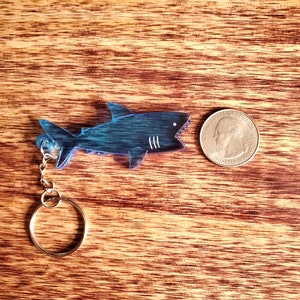 Shark Keychain, Gift for Shark Lover, Keychain, Gift for Ocean Lover, Shark, Unique Gifts, Gifts for Kids, Gifts for Teens, Stocking Stuffer