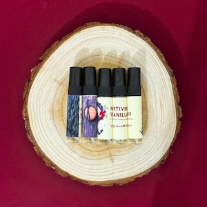 Conjunto de Amostras de Perfume 5x5 m | Kit de Descoberta de Fragrâncias de Nicho | Presente de Perfume Unissex