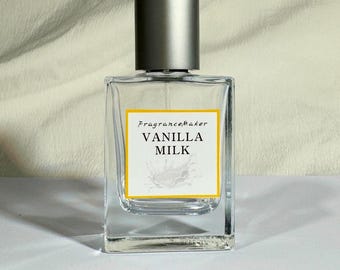Vanilla Milk Perfume Spray • Creamy Cocoa & Floral • Lactonic Gourmand • Sweet Coquette Gift