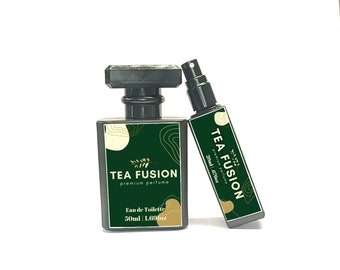 Tea Fusion Perfume - Longjing Tea, Oolong Tea - Personalized Perfume Bottle Engraved with “long Live Friendship” - Gift Box,Perfume Samples