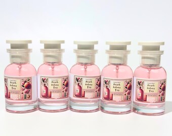 Peach Oolong Tea Perfume for Mom, Pink Perfume - Sweet Tooth, Peach Scent,Fruity - 5ml Perfume Samples, Gifts for Mom, Gift Box Packaging