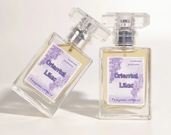 Oriental Lilac Perfume for Women or Man  - Floral Fragrance - Vintage  Lilac Eau de Parfum - Gift for Mom, Girlfriend - Valentine's Day Gift