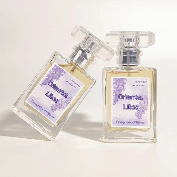 Oriental Lilac Perfume for Women or Man  - Floral Fragrance - Vintage  Lilac Eau de Parfum - Gift for Mom, Girlfriend - Valentine's Day Gift