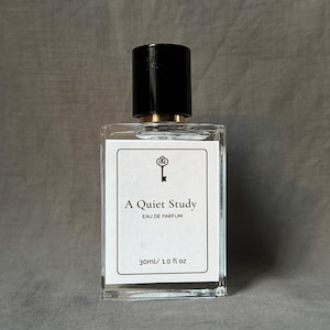 A Quiet Study Perfume | Tulip & Mimosa Scent, Powdery Green Floral | Light Academia, Bookish, Feminist Inspired Gift for Writer