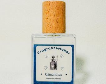 Perfume de Osmanthus / Espray Floral Natural / Dulce Aroma de Flor de Osmanthus y Laurel / Aroma Floral Fresco y Etéreo / Fragancia de Nicho Artesanal