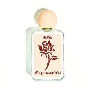 Natural Rose Perfume Spray for Women -  Organic Fresh Flower fragrance -  Homemade Rose Scented Perfume - Aromatic Fragrance Sample Set