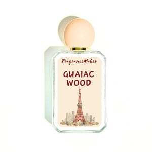 Guaiac Wood Perfume - Woody Natural Scent for Women  Men, Organic Cologne with Free Samples & Gift Box Packaging