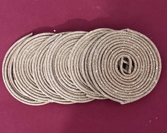 グースペア香コイル – 沈香・白檀ブレンド、手作り瞑想補助