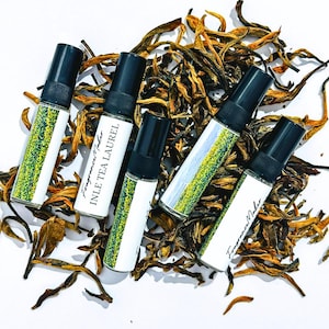 Tea Perfume Sample Set: Handmade Vegan Natural Scents