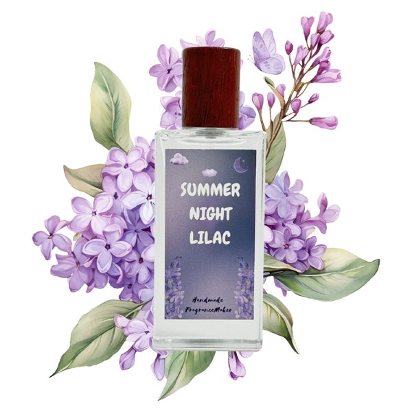 Parfum lilas et menthe - Parfum floral menthe fraîche, sensation savonneuse nette et musc blanc - Parfum lilas pour femme - Parfum cadeau pour la Fête des Mères