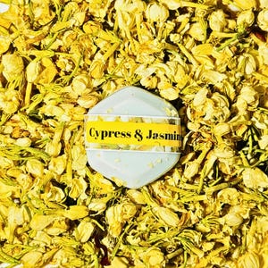 Jasmine Solid Perfume Women - Natural Organic Floral scent Fragrance -balm cologne for men - Unisex Vegan - beef tallow Balm