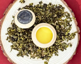 Oolong Tea Solid Perfume | Handcrafted Aromatic Balm, Travel-Friendly