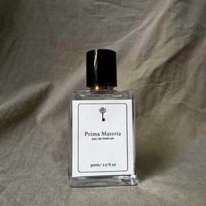 Perfume Prima Materia / Aroma ahumado de madera de guayaco e incienso, almizcle amaderado / Academia oscura, alquimia, esoterismo, regalo de bruja