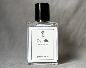 Wild Lily Perfume Spray - Aquatic Green Hyacinth, White Floral. Romantic Eau de Parfum