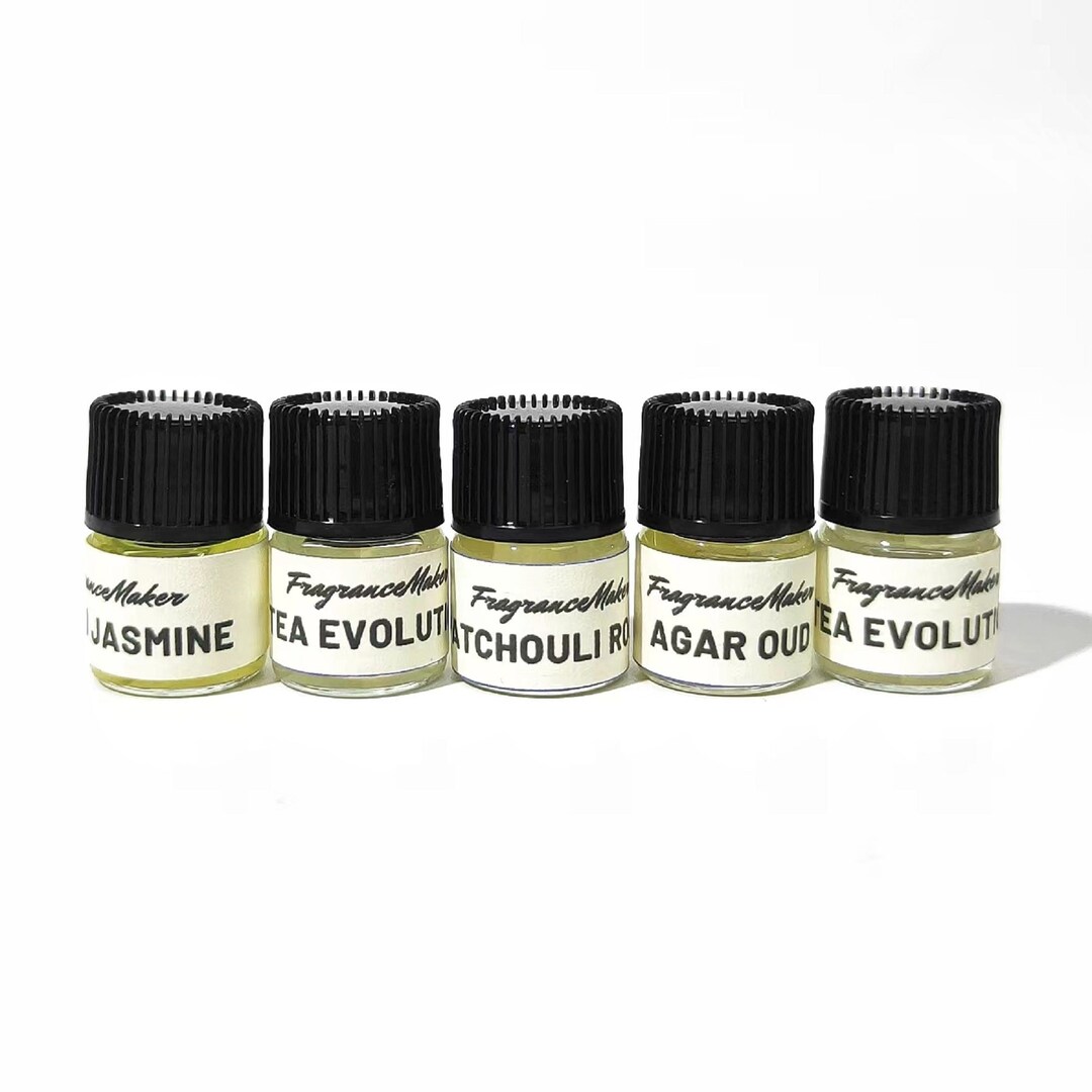 Perfume Sample Set 1ml5 White Tea Perfume Lily of the Valley, Vanilla
