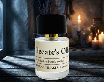 Perfume en aerosol de incienso de ciruela negra • Fragancia de frutas ahumadas gourmand oscuras • Brujería gótica