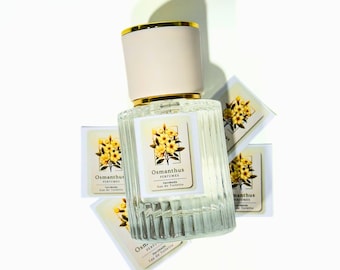 Parfums d'osmanthus Fragrantica - parfum d'osmanthus unique - gravure de texte de bouteille de parfum personnalisée - cadeau de parfum mélange d'huiles essentielles