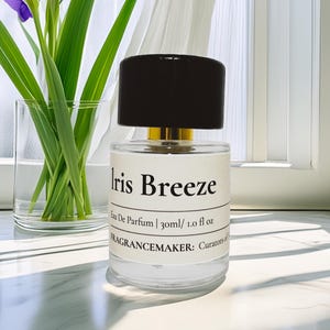 Green Iris & Neroli Perfume - Cypress, Powdery Soap Scent. Clean Floral Spray