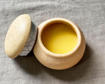 Green Tea Solid Perfume • Hair Perfume Balm • Matcha & Bamboo • Travel Fragrance Compact
