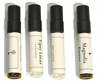 Tea Perfume Sample Set | Artisan Fragrance Discovery Kit