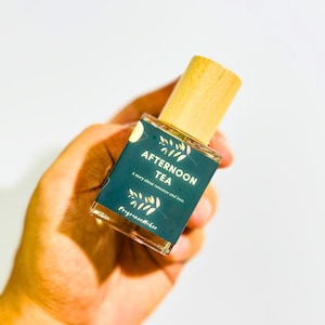 Continental Dawn Perfume | Black Tea & Fig Scent, A Vanilla Woody Fragrance | Dark Academia, Light Academia, Grand Hotel Inspired