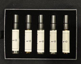 Set de descubrimiento de perfumes inspirados en el jardín / Muestras de fragancias veganas