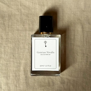 Parfum Iris & Encens - Senteur froide de gentiane enneigée | Cadeau floral hiver unisexe