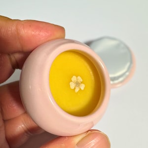 Honey Peach Solid Perfume Balm | Natural Sweet Fragrance