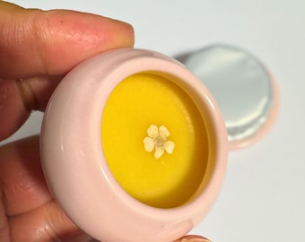Honey Peach Solid Perfume Balm | Natural Sweet Fragrance