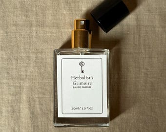 Perfume del Grimorio del Herbolario / Aroma a Lavanda, Ciruela e Incienso