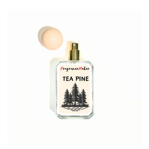 Handmade Tea Pine Perfume - Natural Unisex Travel Spray - Niche Scent Gift