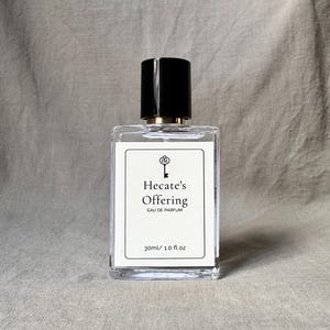 Hecate&#39;s Offering Perfume | Dark Plum & Smoky Incense Scent | Gothic Fruity Gourmand, Dark Academia Inspired Fragrance